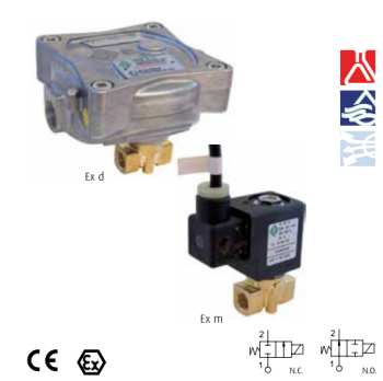 Van điện từ phòng nổ 21A Ex m N.C./N.O.
