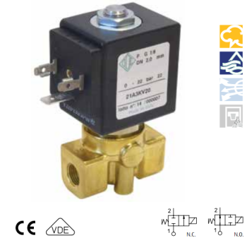 Van điện từ 21A N.C./N.O