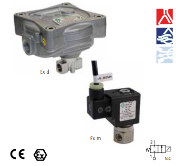van điện từ phòng nổ 21L Ex m Ex d N.C.
