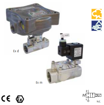 Van Điện Từ phòng nổ 21X Ex m, Ex d N.C.